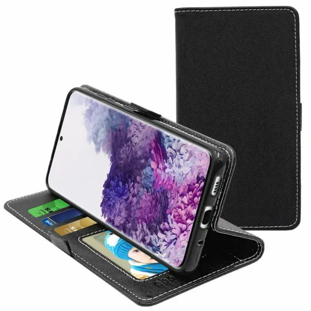 Coque pour Samsung Galaxy S20, S20 5G Etui Portefeuille PU Cuir Porte-Cartes
