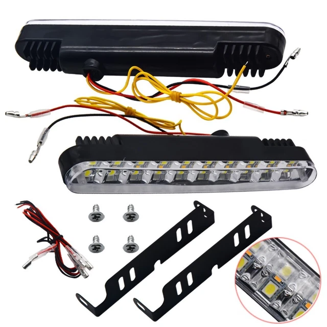 ILLUMINAZIONE ELEGANTE PER la tua auto con DRL auto doppio pacchetto e ...
