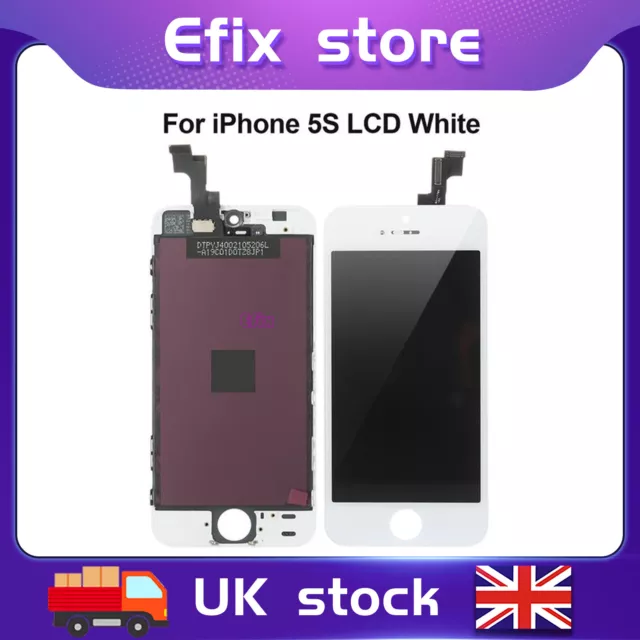 For iPhone 5S / SE LCD Screen Replacement Digitizer Touch Retina Display -WHITE