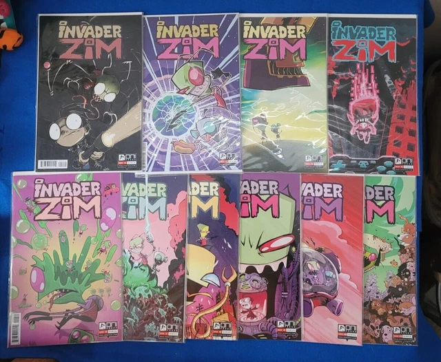 INVADER ZIM #1-3 #5-11 ONI PRESS COMIC LOT of 10 (2015)