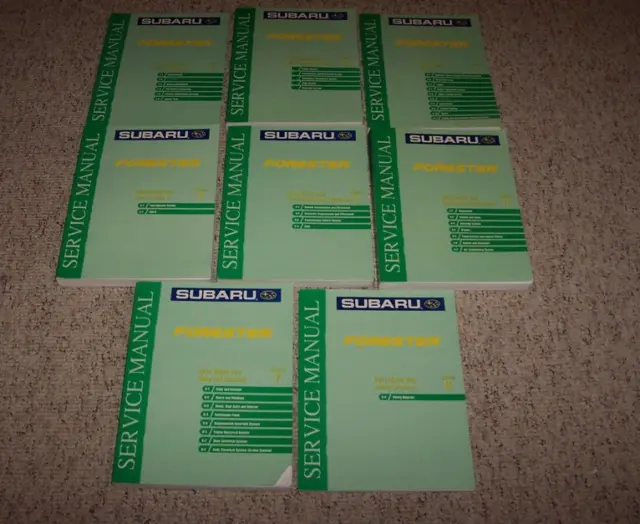 2001 Subaru Forester Service Repair Shop Workshop Manual Set