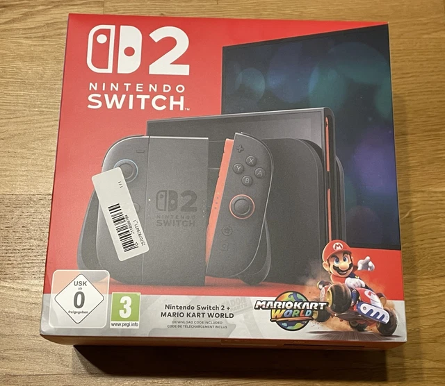 NINTENDO SWITCH 2 Black + Mario Kart World Bundle - NEU & OVP EUR 539 ...