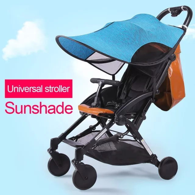 Blocks UV UVB Sun Baby Car Awning Baby Stroller Rag Shade Stroller Sun Cover