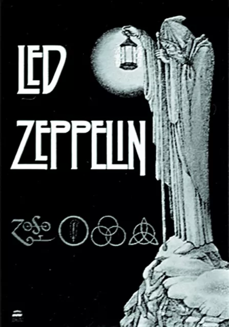 Led Zeppelin Stairway to Heaven Posterfahne Flagge, Poster NEU & OFFICIAL