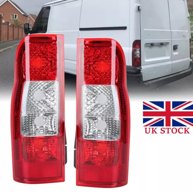 2x Rear Tail Light Brake Lamp Lens For Ford Transit MK7 2006-2014 Left+Right UK