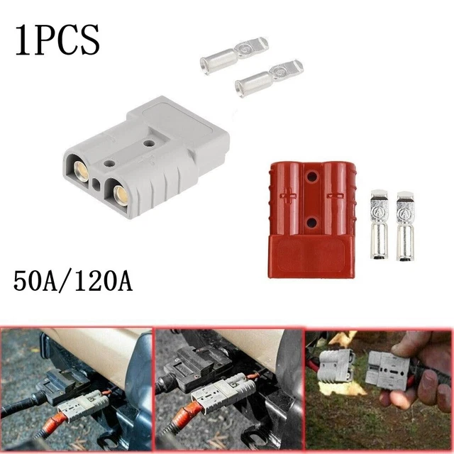Stromanschluss Klemme Gerader Stecker Kupfer Silber pour 50/120A Qualité