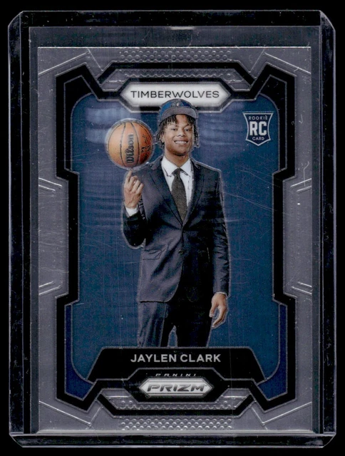 Minnesota Timberwolves Rookie 2023-24 PANINI PRIZM Jaylen Clark Rookie Minnesota Timberwolves #166 ...