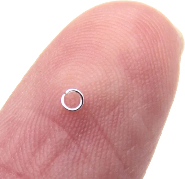 Hwojjha 100PCS 2MM 18K Gold Plated Jump Rings 2MM Jump Rings for Jewelry Making
