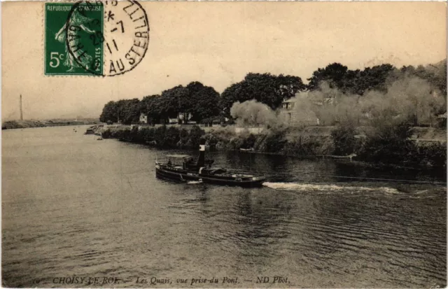CPA Chiosy-le-Roi Les Quais vue prise du Pont FRANCE (1370093)