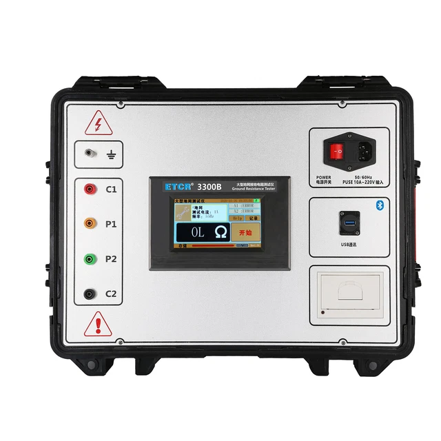ETCR3300B Tester resistenza alla terra griglia di messa a terra su larga scala 0Ω~200Ω IK