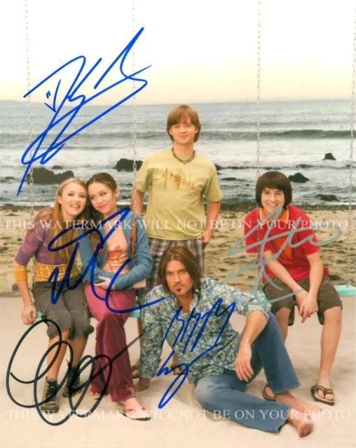 HANNAH MONTANA CAST SIGNED AUTOGRAPH 8x10 RPT PHOTO MILEY CYRUS +