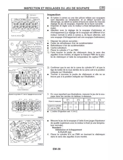 manuel atelier entretien réparation technique nissan terrano - ford maverick Fr