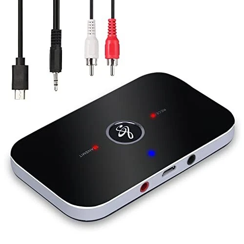 Ozvavzk Adaptateur Bluetooth Récepteur, Bluetooth Émetteur Récepteur 5.0 Transme