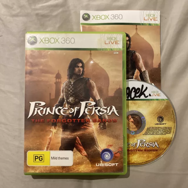 Prince of Persia The Forgotten Sands Xbox 360 Game + Manual 2010 Xbox Games PAL