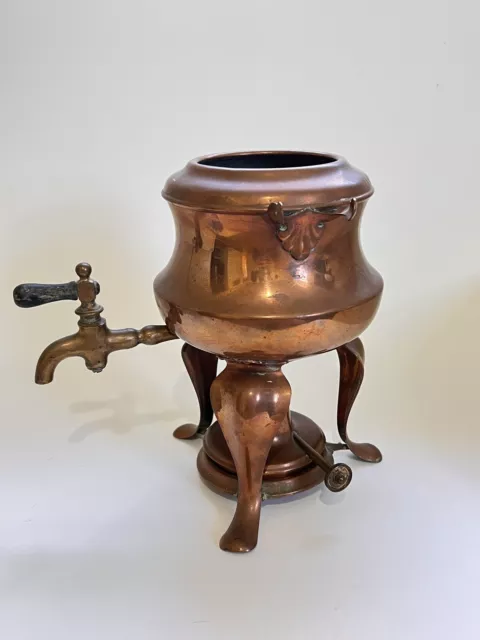 Antique Copper Manning & Bowman Co Percolator Coffee Pot/Meteor Pat. Nov 08,1904