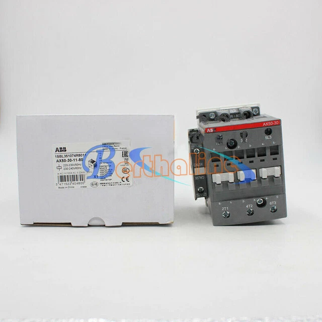 1PZ ABB AX50-30-11-80 Contattori a blocchi AC 220V-230V NUOVI
