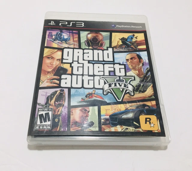 GRAND THEFT AUTO V Five Sony PlayStation 3 [GTA5 PS3 Rockstar Games