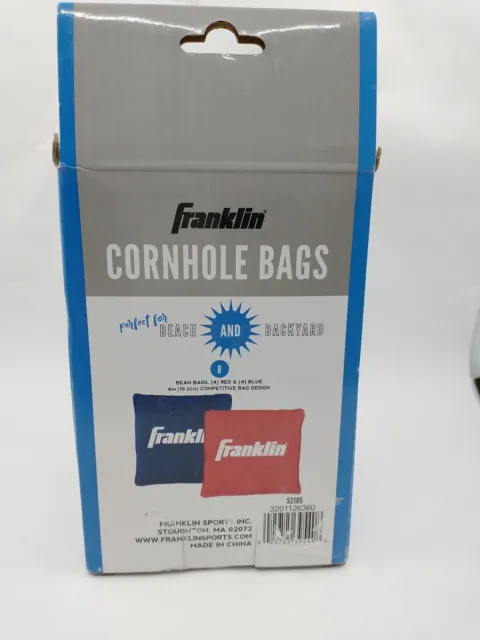 Franklin Sports 8-pc. Corn Hole Replacement Bean Bag Set One Size Red/blue 2