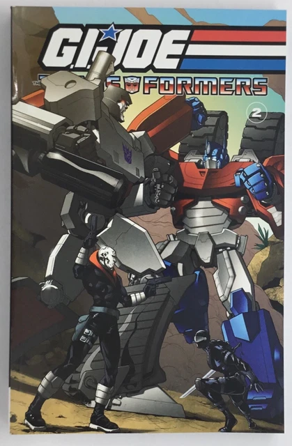 G.I. JOE TRANSFORMERS Vol 2 TPB Book Novel NEW Condition