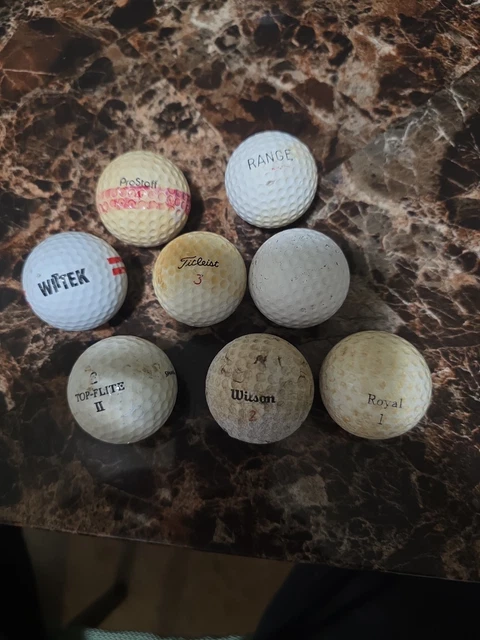 Vintage Golf Balls, Vintage Golf Equipment, Golf, Sporting Goods