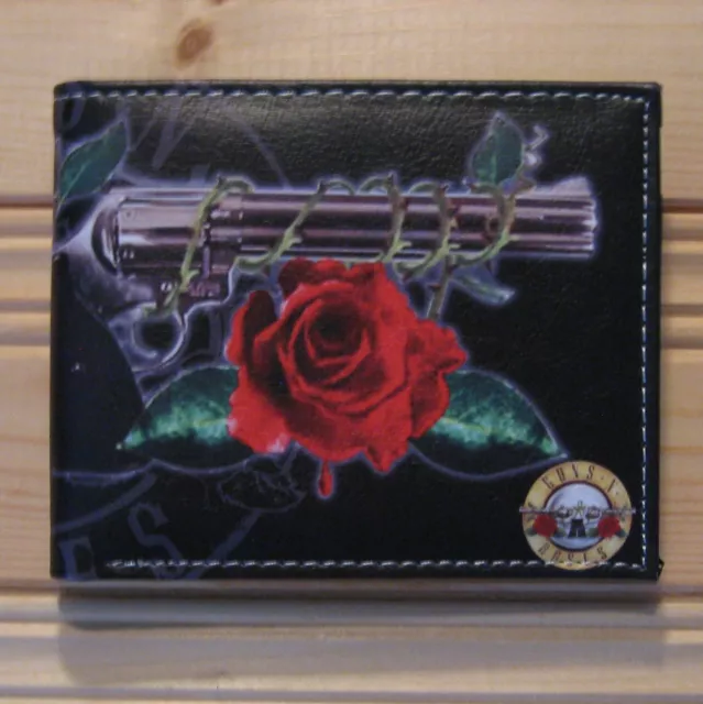 Man Wallet Fashion Music Band Guns N Roses Leather (Choice Designs)