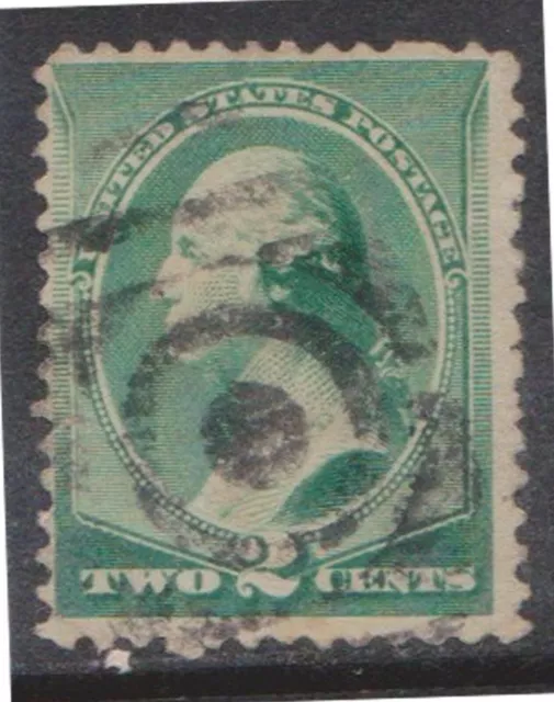(Q36-120) 1887 USA 2c green George Washington (DT)