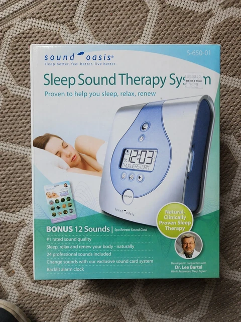 Sound Oasis S-650-01 Sleep Sound White Noise Machine Therapy System