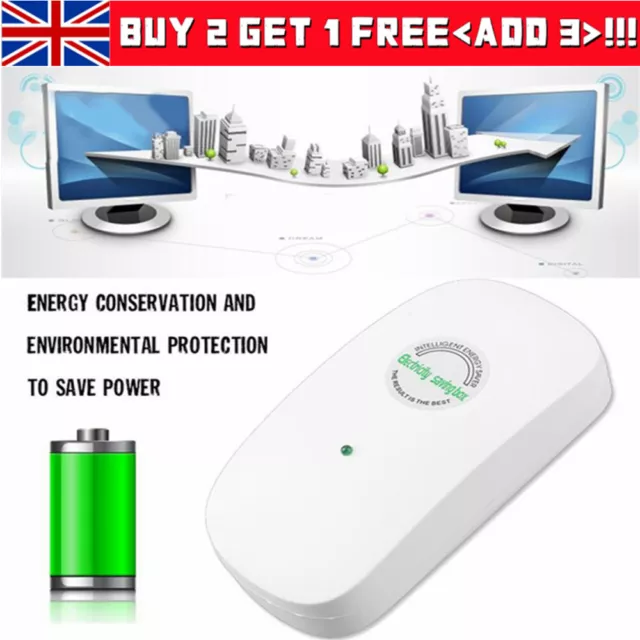 Power Saver Energy Saver Electricity Saving Device Energy Saving Plug UK