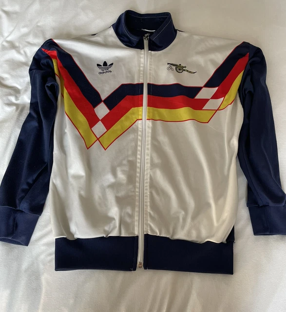 RARE ARSENAL ADIDAS West Germany tracksuit top original small