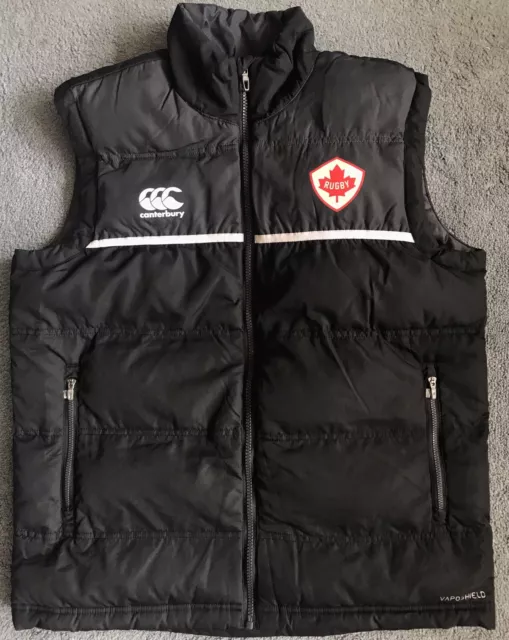 Canterbury Canada Rugby Black Padded Gilet Men’s Large