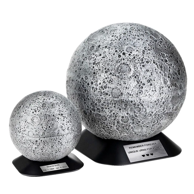 Mond Urne Für Asche, Erwachsene Größe Einäscherung Urne wie Ein Mond,