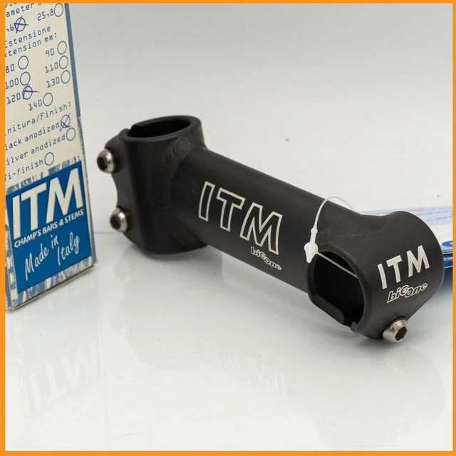 NOS ITM BIG ONE AHEAD STEM 120 mm 1" inch 25.4 25.6 ROAD BIKE BICYCLE OLD 90s