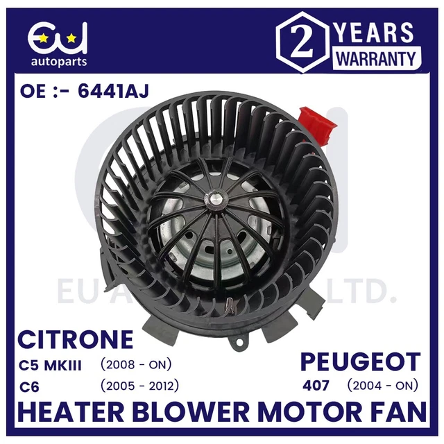Heater Blower Motor Fan Compatible for Citroen C5 C6 Peugeot 407 407SW Heater Blower Motor Fan Compatible for Citroen C5 C6 Peugeot 407 407SW