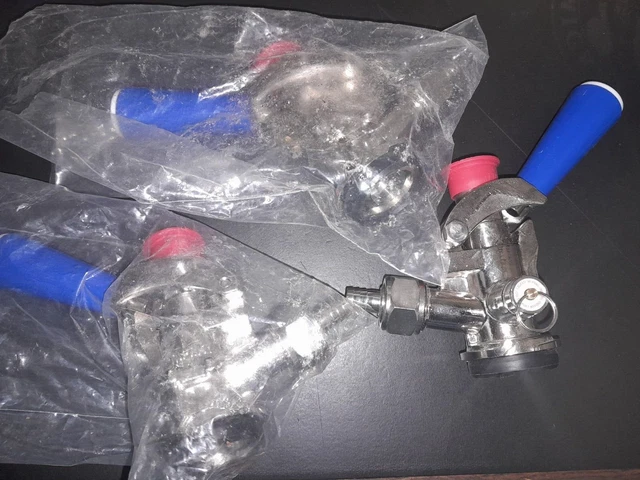 3  New  Taprite Sankey Keg Beer Tap D-style Keg Coupler  and CO2 splitter 3 Tap