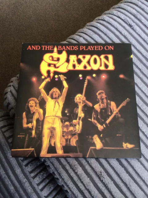 Vinyl 7” record - SAXON - AND THE BANDS PLAYED ON