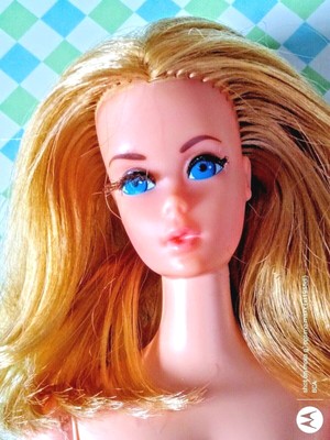 LIVE ACTION BARBIE Doll Nude 1971 Mattel Mod Era Gorgeous Eyelashes $25