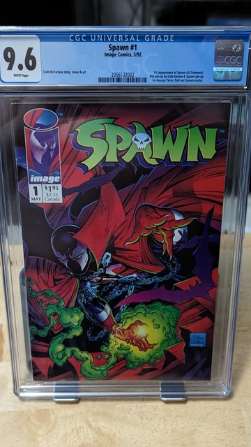 Spawn #1 - CGC 9.6 - Image Comics 1992 Todd McFarlane- 1st Appearance Spawn