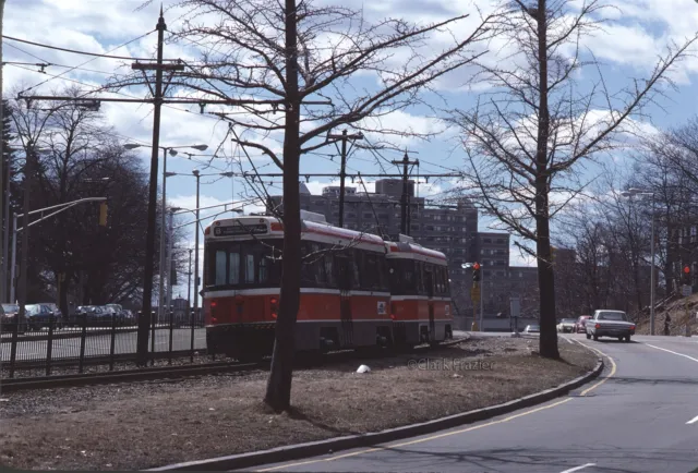 MBTA Toronto CLRV 4031 & 4029 on Commonwealth Avenue 1980 Orig Kodachrome Slide