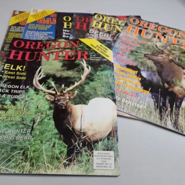 Lot of 3 Vintage Hunting and Fishing Magazines/ National Sportsman