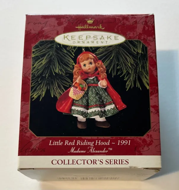 Hallmark Keepsake Ornament 1991: Little Red Riding Hood-- Madame Alexander Doll