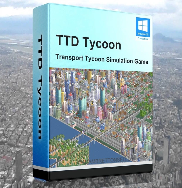 OPEN TTD TRANSPORT Tycoon Sim Game Enhanced Edition City PC Software ...