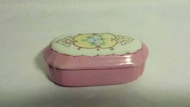 Boite A Pilule En Porcelaine De Paris Ancienne Fin 19 Eme**