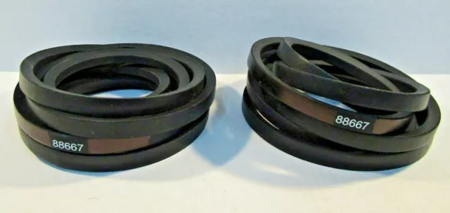 2 Exact Oem Spec Aramid Belt Bush Hog 88667 Rdth60 Ath600 Fth600 Cz2149 Cz2349