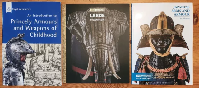 Books Royal Armouries Leeds Guide + Japanese Arms Armour + Princely Armour Royal