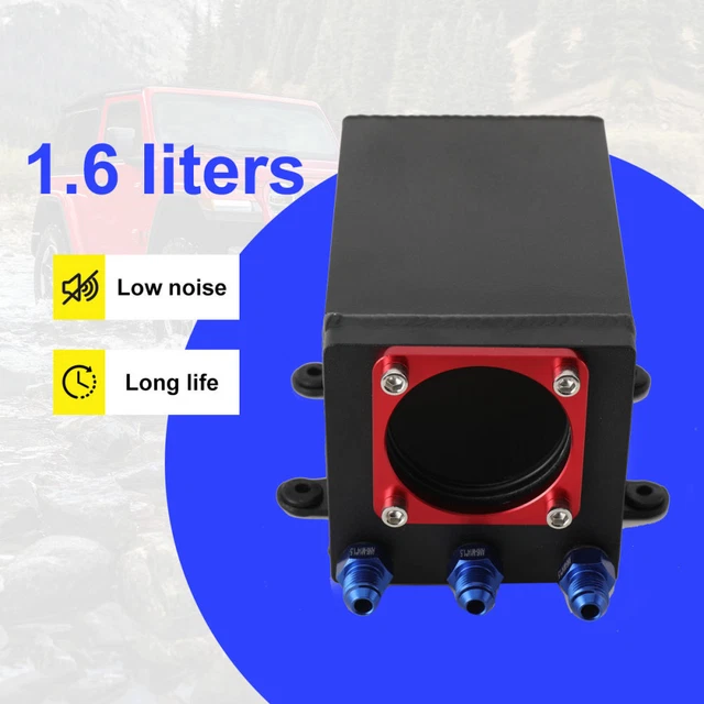1,6 litri serbatoio catch alluminio - NERO serbatoio carburante serbatoio benzina turbo