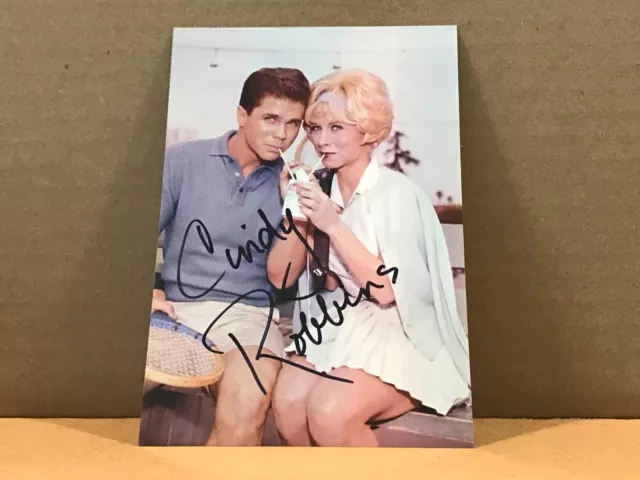 CINDY ROBBINS Authentic Hand Signed Autograph 4x6 Photo - BEAUTIFUL ACTRESS