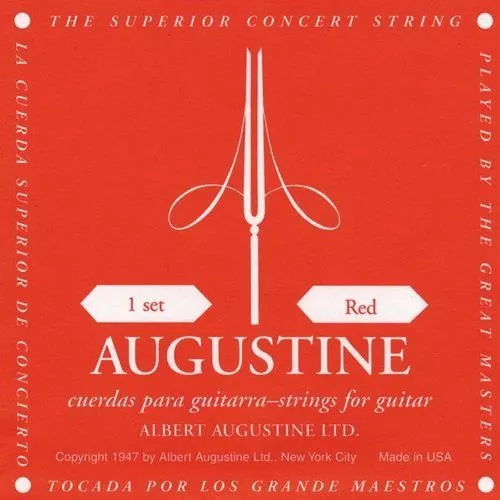 Augustine CLASSIC Red Medium Tension Classical Guitar Strings