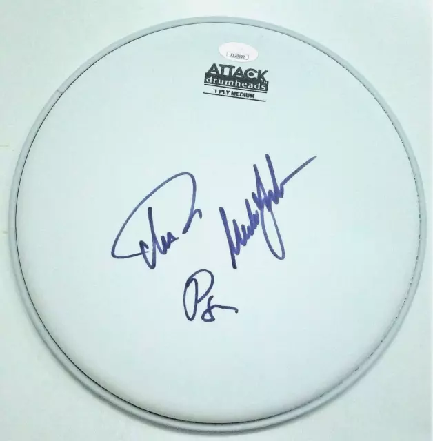 Phish band REAL hand SIGNED 10" Drumhead JSA LOA Autographed Anastasio Gordon +