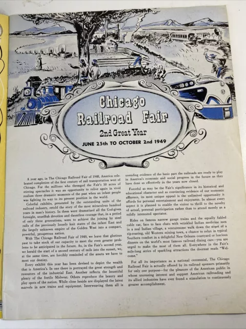 Chicago Railroad Fair Offical Guide 1949 4