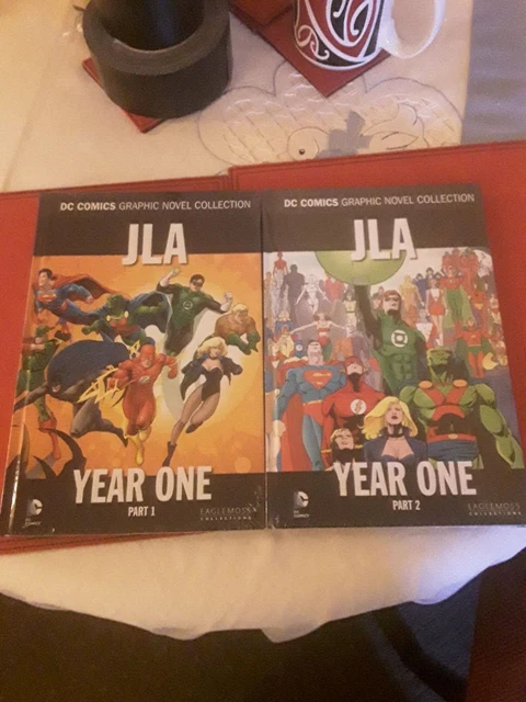 DC Comics Graphic Novel Collection JLA Year One Part 1 & 2 Eaglemoss